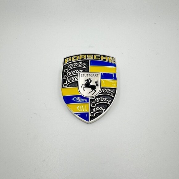 NWT PORSCHE custom livery hood crest blue yellow livery custom - Picture 4 of 4